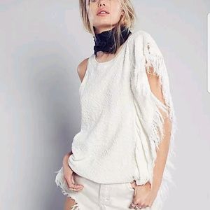 Free people treat me tender fringe tank
